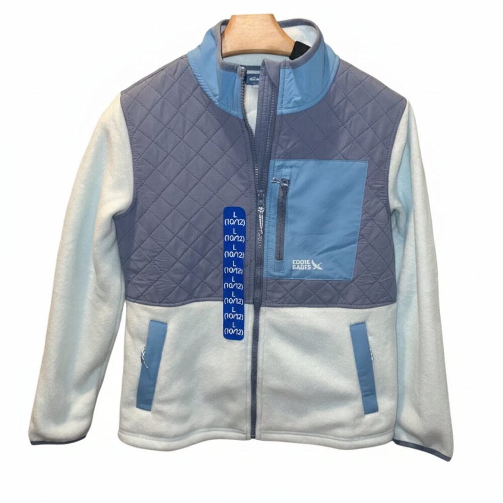 NWT Kid’s Eddie Bauer Polar Fleece Blue Size Large 10/12